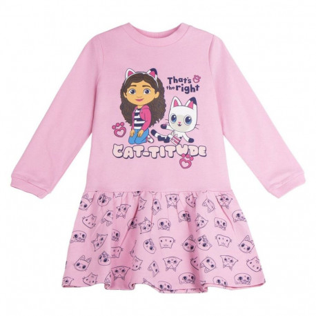 Dress Gabby's Dollhouse Pink - 6 Years