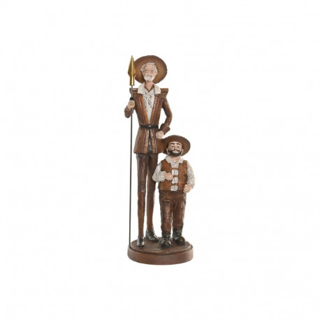 Decorative Figure Home ESPRIT Brown Silver 9 x 8 x 25 cm