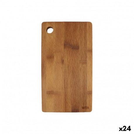 Cutting board Quttin Dark brown 27 x 15 x 1,6 cm (24 Units)