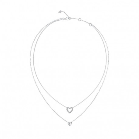 Naiste Kaelakee Guess JUBN05026JWRHT-U Hõbedane