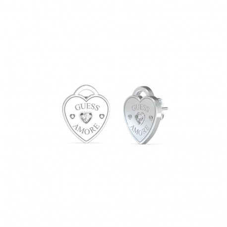 Ladies' Earrings Guess JUBE05058JWRHT-U Silver