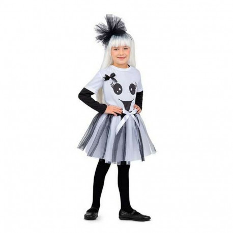 Costume for Children My Other Me Ghost Tutu Grey (3 Pieces) - 10-12 Years