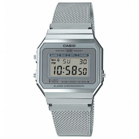 Meeste Kell Casio A700WEM-7AEF Hõbedane