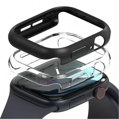 Ringke Ringke Slim 2-pack Case for Apple Watch 10 46mm - Clear and Matte Black