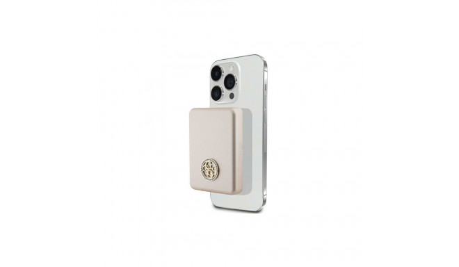 Guess Guess MagSafe 4G Strassed Metal Logo induction power bank 5W 3000mAh - gold