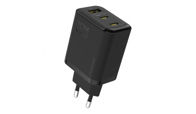 Dudao Dudao A29 65W GaN Wall Charger 2 x USB-C + 1 x USB-A - Black