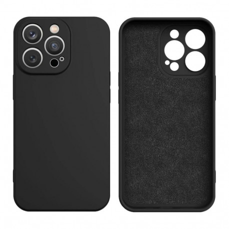Hurtel Silicone Case for Samsung Galaxy S25 Edge - Black