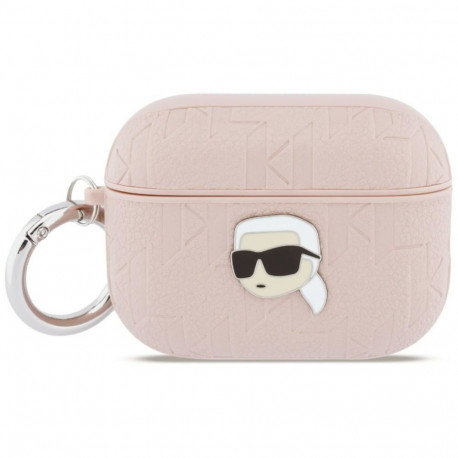 Karl Lagerfeld Karl Lagerfeld Monogram Karl Head Case for AirPods Pro 3 - Pink