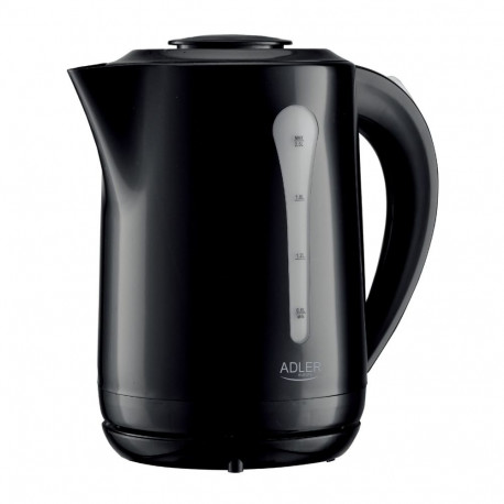 Adler Kettle | AD 1244 | Electric | 1850 W | 2.5 L | Plastic | 360 rotational base | Black