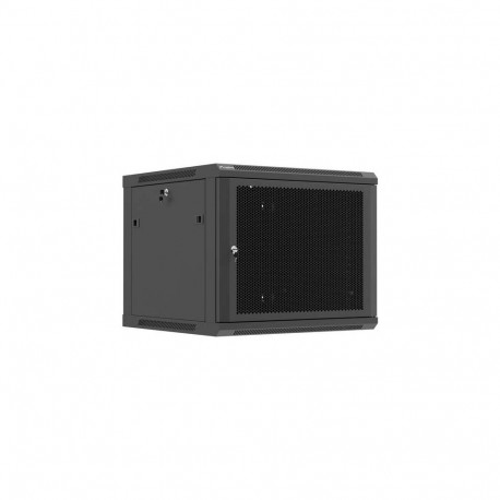 Lanberg Wall mounted installation cabinet 19" 9U 600X600 | WF01-6609-23B | Black