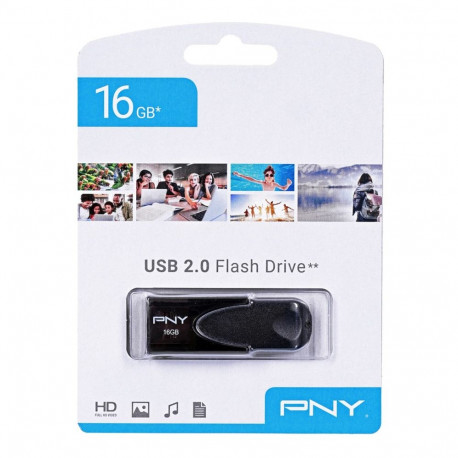 PNY Attaché 4 2.0 16GB USB flash drive USB Type-A Black