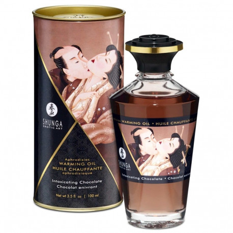 Shunga warming oil intoxicating chocolate 100ml