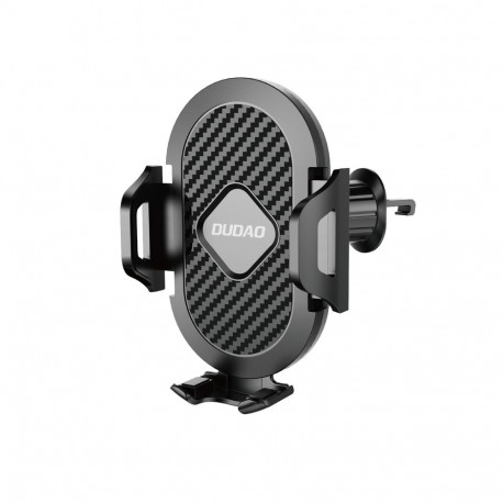 Dudao F2+ smartphone holder for the air vent with clamp - black