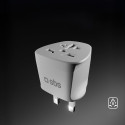 SBS UK Travel Adapter - Universal - White
