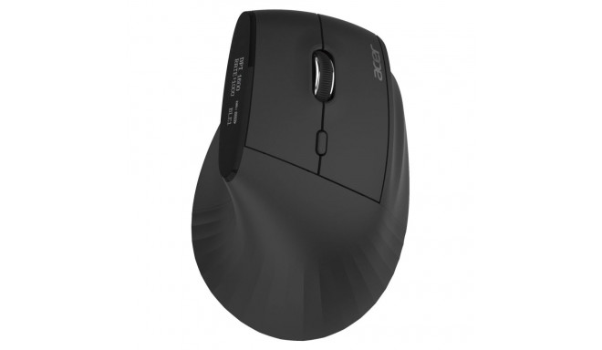 Acer Smart Fit Vertical Mouse - Black, Wireless