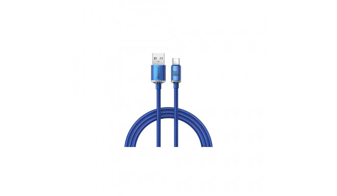 Baseus Crystal Shine USB cable 1.2 m USB A USB C Blue