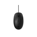 HP 128 USB Wired Laser Mouse, Sanitizable - Black