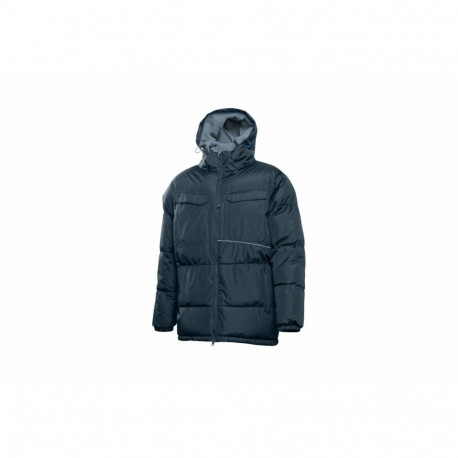 LEON insulated jacket with hood, HOGERT, HT5K926-3XL, navy blue, 3XL (58)