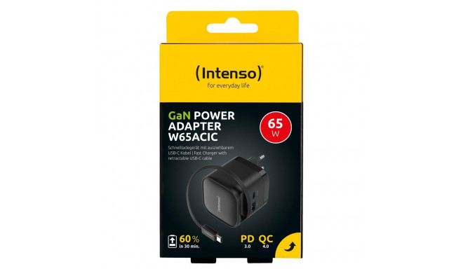 POWER ADAPTER 1XUSB-A/1XUSB-C/BLACK 7806520 INTENSO