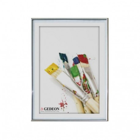 Picture frame 21x30 with fine silver frame