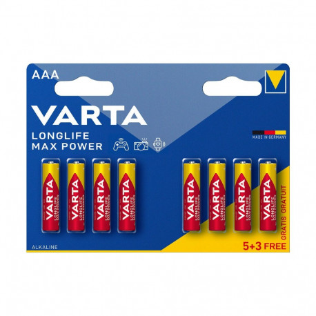 Patareid AAA/LR03 VARTA LongLife Max Power 8tk