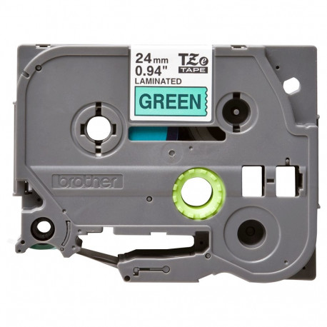 Compatible tape Brother TZe-751 24mm Black on Green