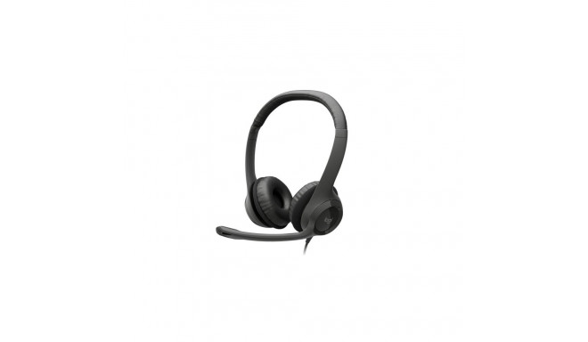 Logitech H390 USB Wired Headset, USB Type-A, Black (SPEC)