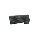 Logitech MK250 Compact Combo Wireless Keyboard + Mouse, Bluetooth, US Int, Graphite