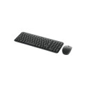 Logitech MK250 Compact Combo Wireless Keyboard + Mouse, Bluetooth, US Int, Graphite