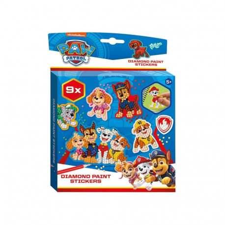 Totum teemanditikand Käpapatrulli kleebised 9 tk