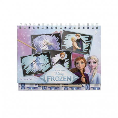 Totum kraapimiskunst-värviraamat Frozen