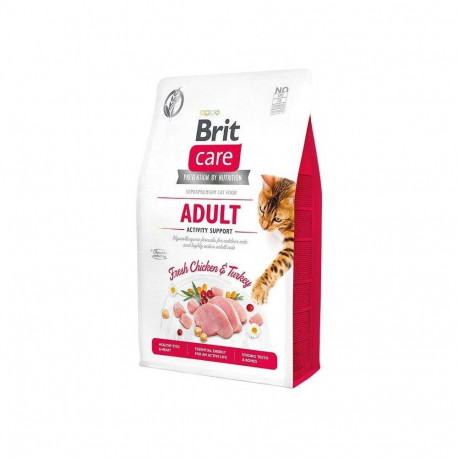 BRITCARE kassitoit täiskasvanud, aktiivsust toetav 2kg