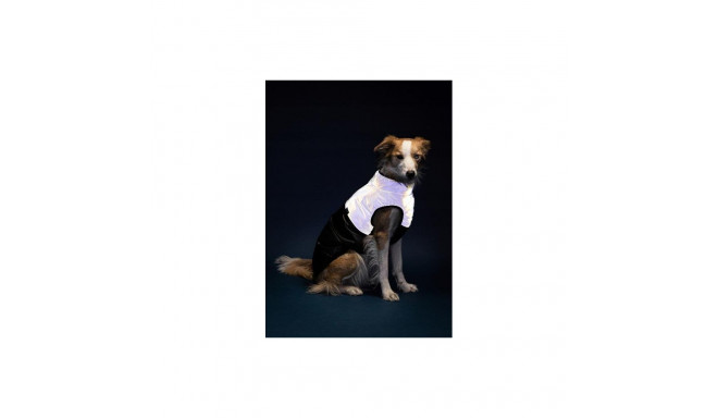 JACKET FOR DOGS FLUO BLACK. WHITE 25