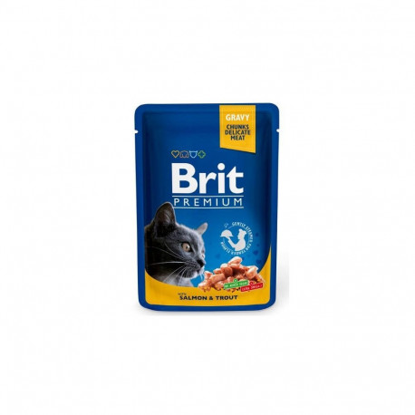 BRIT PREMIUM SALMON&TROUT 100G