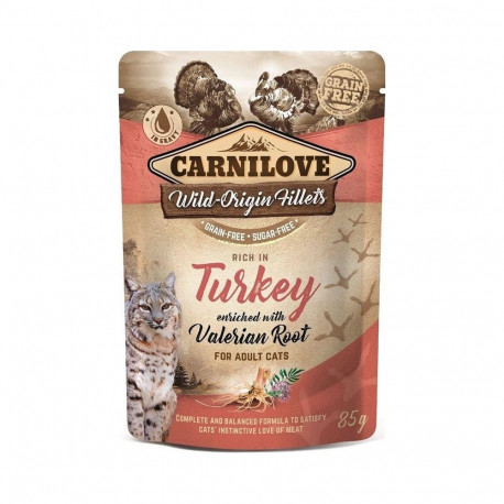 CAN FOR CAT konserv kalkun valeriaan 85g