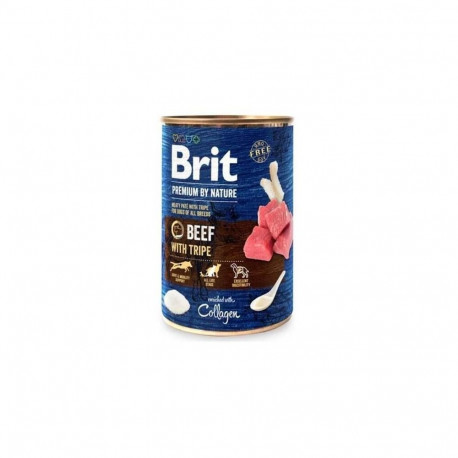 BRIT PREMIUM BEEF WITH TRIPES 400G