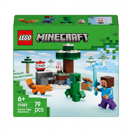 LEGO ehituskomplekt Steve'i taigaseiklus 21583