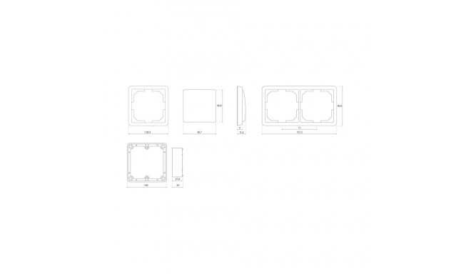 FRAME R03 3PL BLACK ST