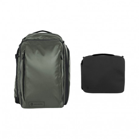 WANDRD Transit Travel Backpack Photo Bundle 45L Wasatch Green