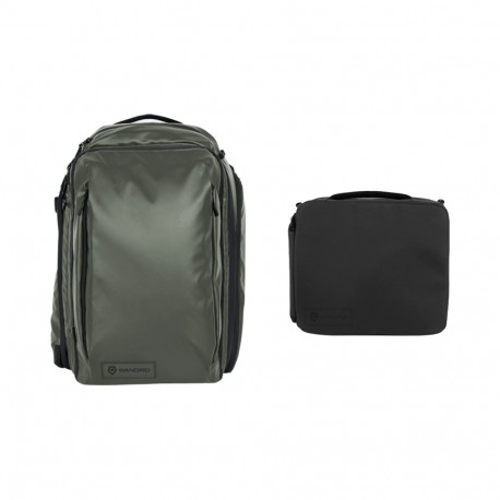 WANDRD reisite- ja fotoseljakoti komplekt Transit Travel 35L, Wasatch roheline