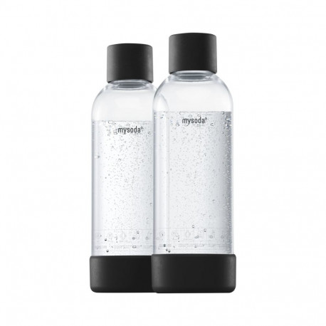 MySoda  1 L  2 gab.  melna - Pudeles gazeto dzerienu pagatavosanas iericei  (6430052005700)