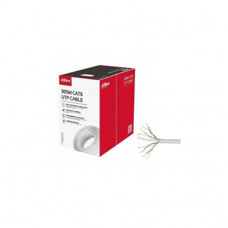 DAHUA kaabel CAT6 UTP PFM920I-6UN-C 305M, valge