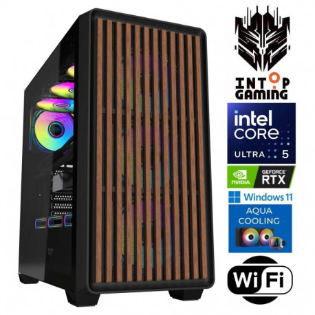 INTOP AQUA Ultra 5 245KF 32GB DDR5 1TB SSD M.2 NVME RTX5050 8GB WiFi WIN11Pro