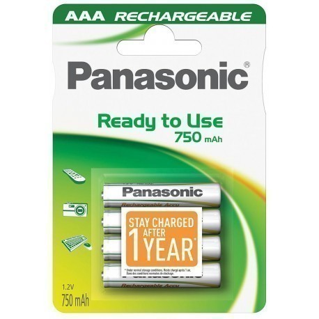 Panasonic Evolta аккумуляторные батарейки AAA 750mAh P-03E/4B