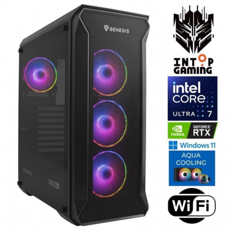 INTOP AQUA Ultra 7 265KF 64GB DDR5 1TB SSD M.2 NVME+2TB RTX5080 16GB
 WiFi WIN11