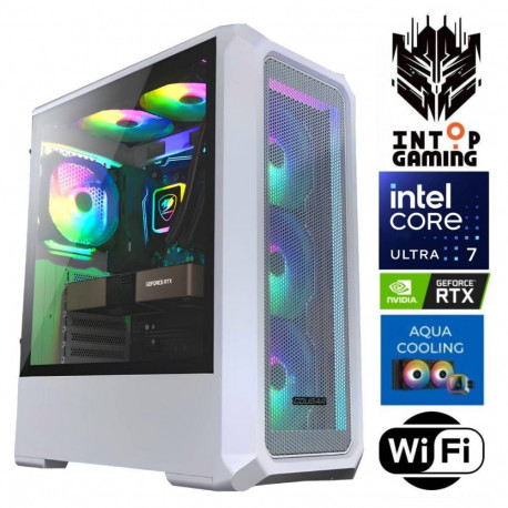 INTOP AQUA Ultra 7 265KF 64GB DDR5 2TB SSD M.2 NVME+2TB RTX5050 8GB WiFi no-OS
