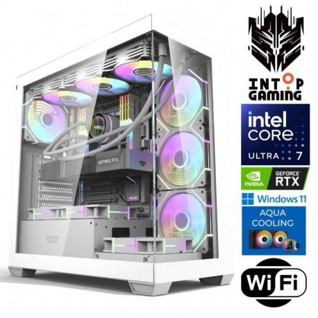 INTOP AQUA Ultra 7 265KF 32GB DDR5 1TB SSD M.2 NVME RTX5050 8GB WiFi WIN11