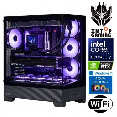 INTOP AQUA Ultra 7 265KF 32GB DDR5 1TB SSD M.2 NVME RTX5060Ti 16GB WiFi WIN11Pro