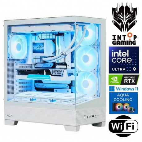INTOP AQUA Ultra 9 285K 32GB DDR5 1TB SSD M.2 NVME+2TB RTX5080 16GB
 WiFi WIN11