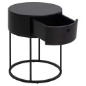 Öökapp POLO D40xH51cm, must, MDF, metall